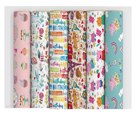 21159 Gift Wrapping Paper Sheet - Gift Paper - Gift Wrap Roll - Gift Cover Rapping Paper - Gift Wrapper - Gift Packing Material, Multicolor