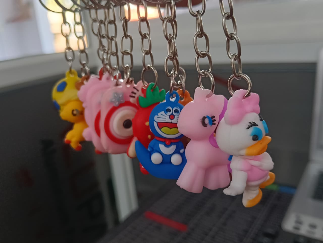 20397 {Pack of 12} Cute Cartoon Keychains for Kids