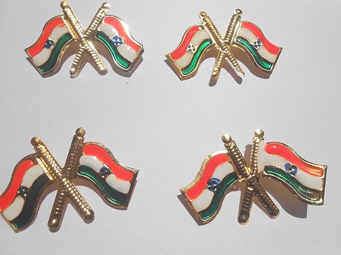 1584 ( 12 pcs ) Tiranga Broach
