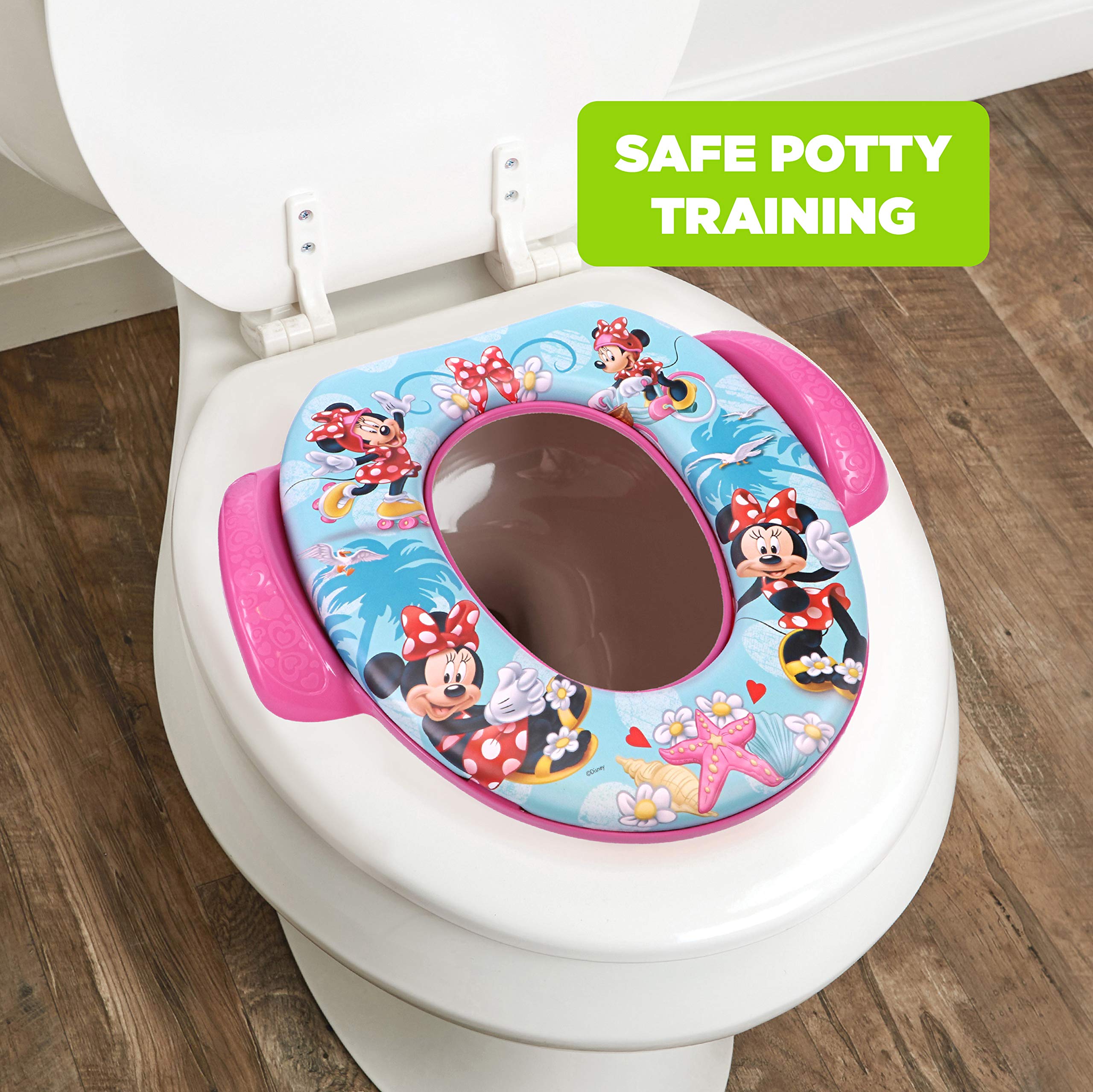 9219 Baby Potty Seat with Support Handles (Color and Print May Vary)