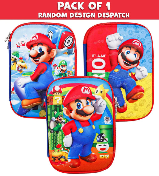 10243 Mario Cartoon Design Pencil Pouch 20 Cm × 12 Cm