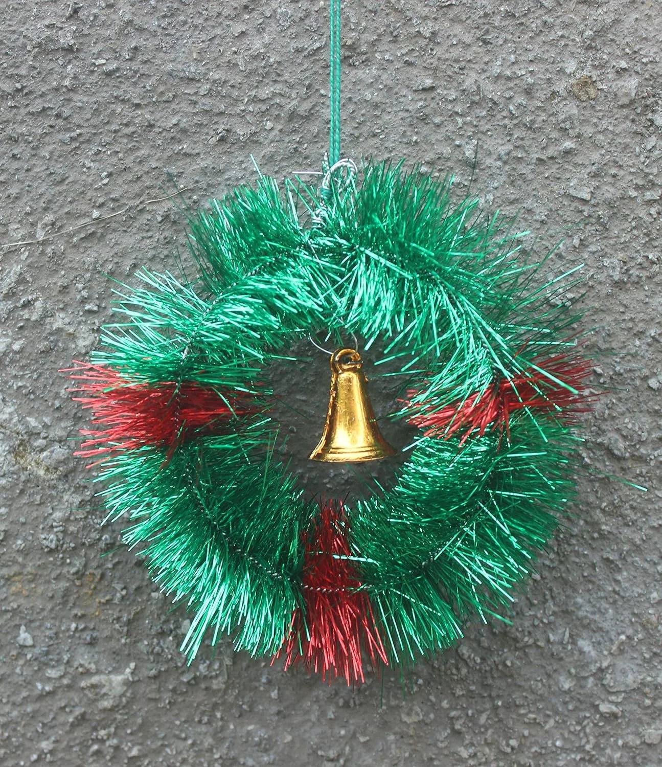 8080 ( 12 pcs ) Bell Wreath Christmas Decoration