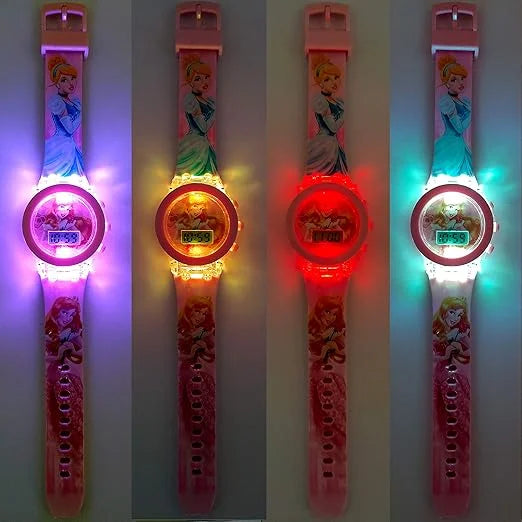 8010 Digital Watch for Kids with Disco LED Lights and music Boys