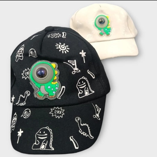 20113 Boys Baseball Cap 3D Dino Design with light