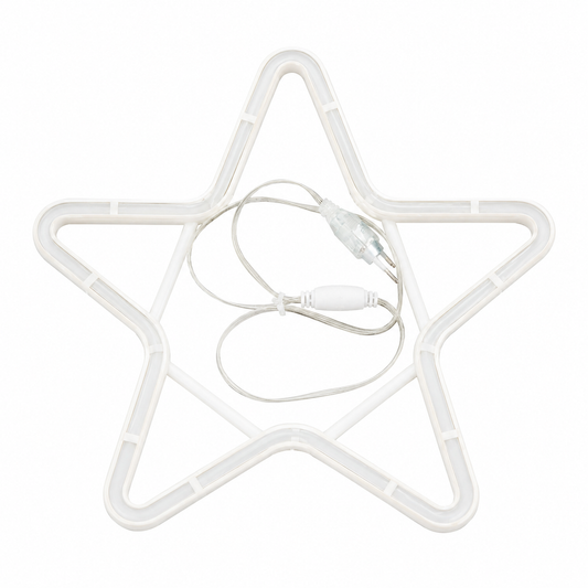 20902 Decorative Neon Light Waterproof Hanging Light For Indoor and Outdoor Decoration with Hanging Hook (Star)