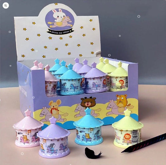 20513 Merry - Go Round Carousel Dual Pencil Sharpener milticolor