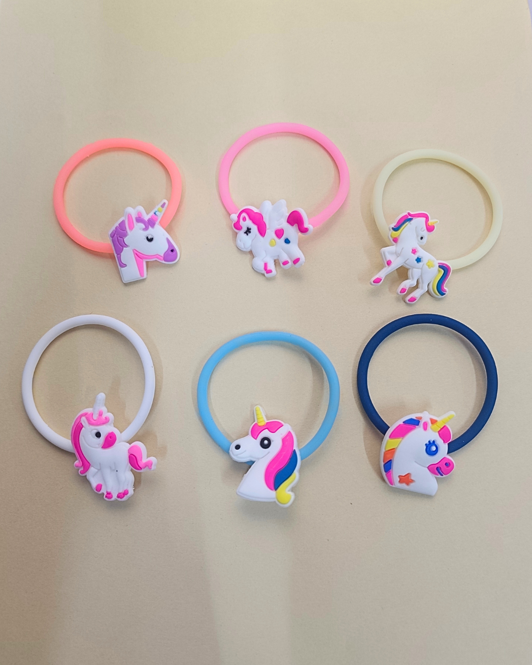 20810 (Pack of 12) Colorful Bracelet for Girls | Soft Silicone Stretch Bracelet | Cute Kids Fashion Accessory {Random Design}