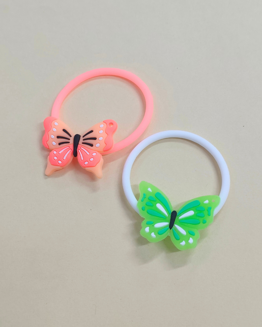 20810 (Pack of 12) Colorful Bracelet for Girls | Soft Silicone Stretch Bracelet | Cute Kids Fashion Accessory {Random Design}