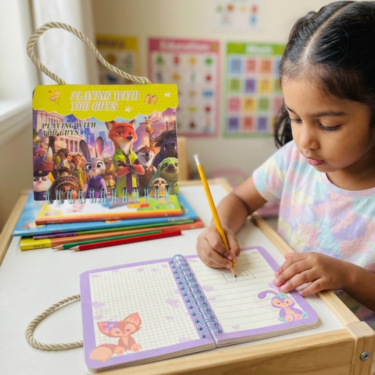 WZ-010 Colorful Cartoon Notes Book {Random Design}