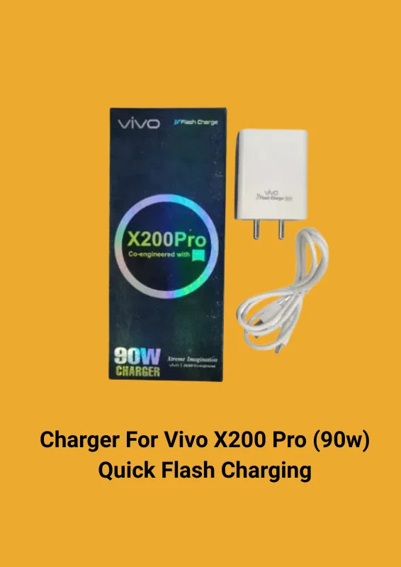 10820 Charger For Vivo X200 Pro (90w) Quick Flash Charging