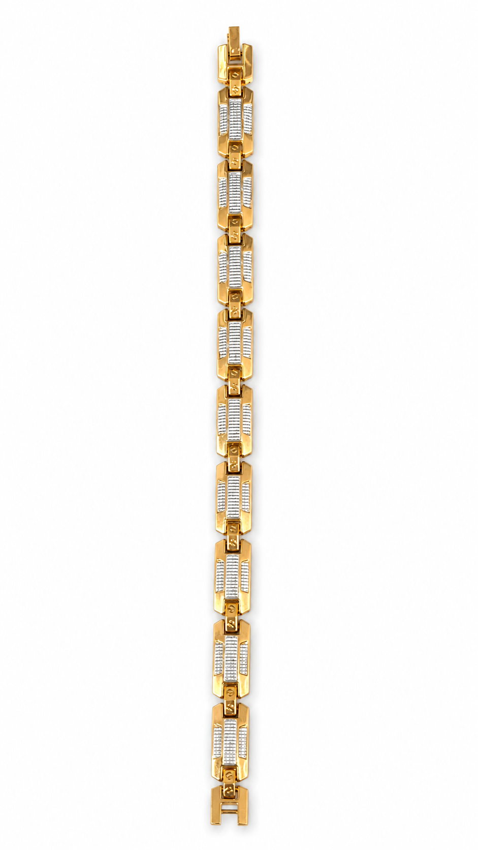 21170 Men Gold-Plated Link Bracelet