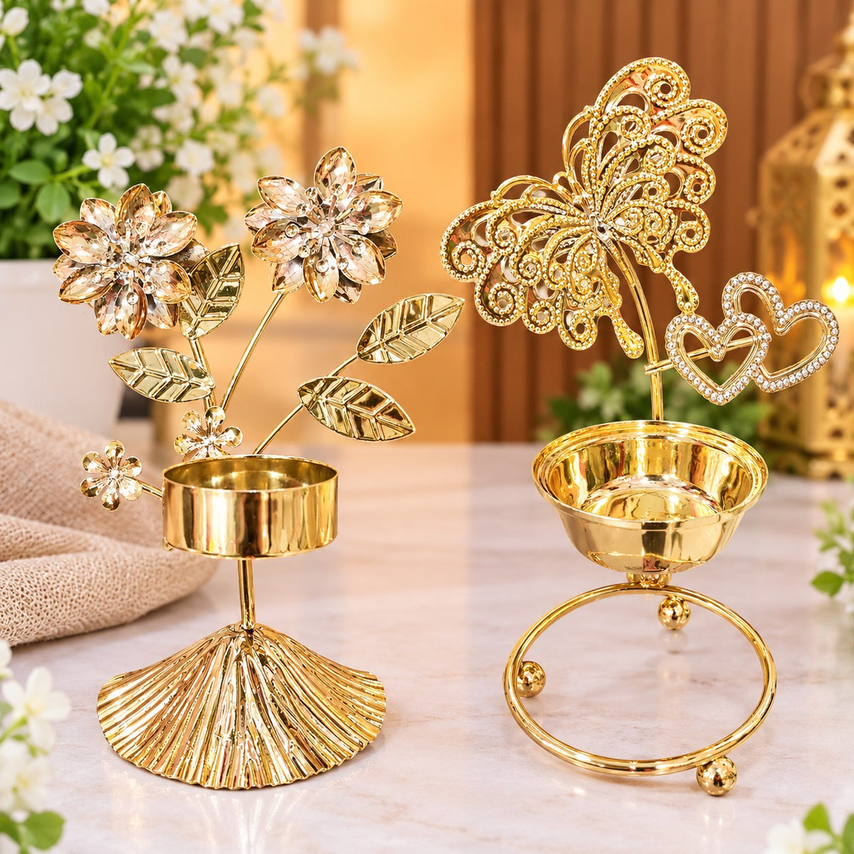 21358 Candlestick Plate Crafts Candle Holder for Holiday Housewarming Gifts Dinner|Home & Garden | Home Decor | Candle Holders |1 Candle Holder