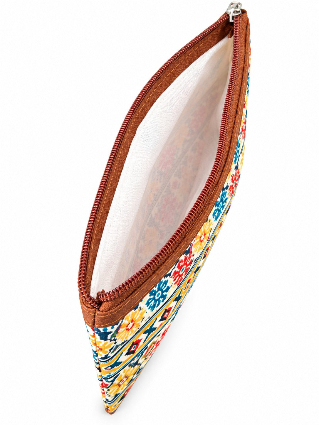 21257 Colorful Floral Printed Zipper Pouch