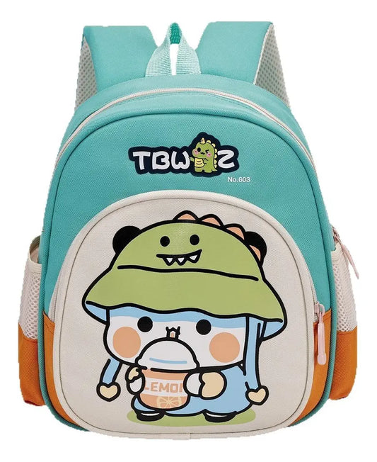 20541 Hot Selling Waterproof Cartoon Unisex Kids bag with Spine Protection for Kindergarten School {Random Color}