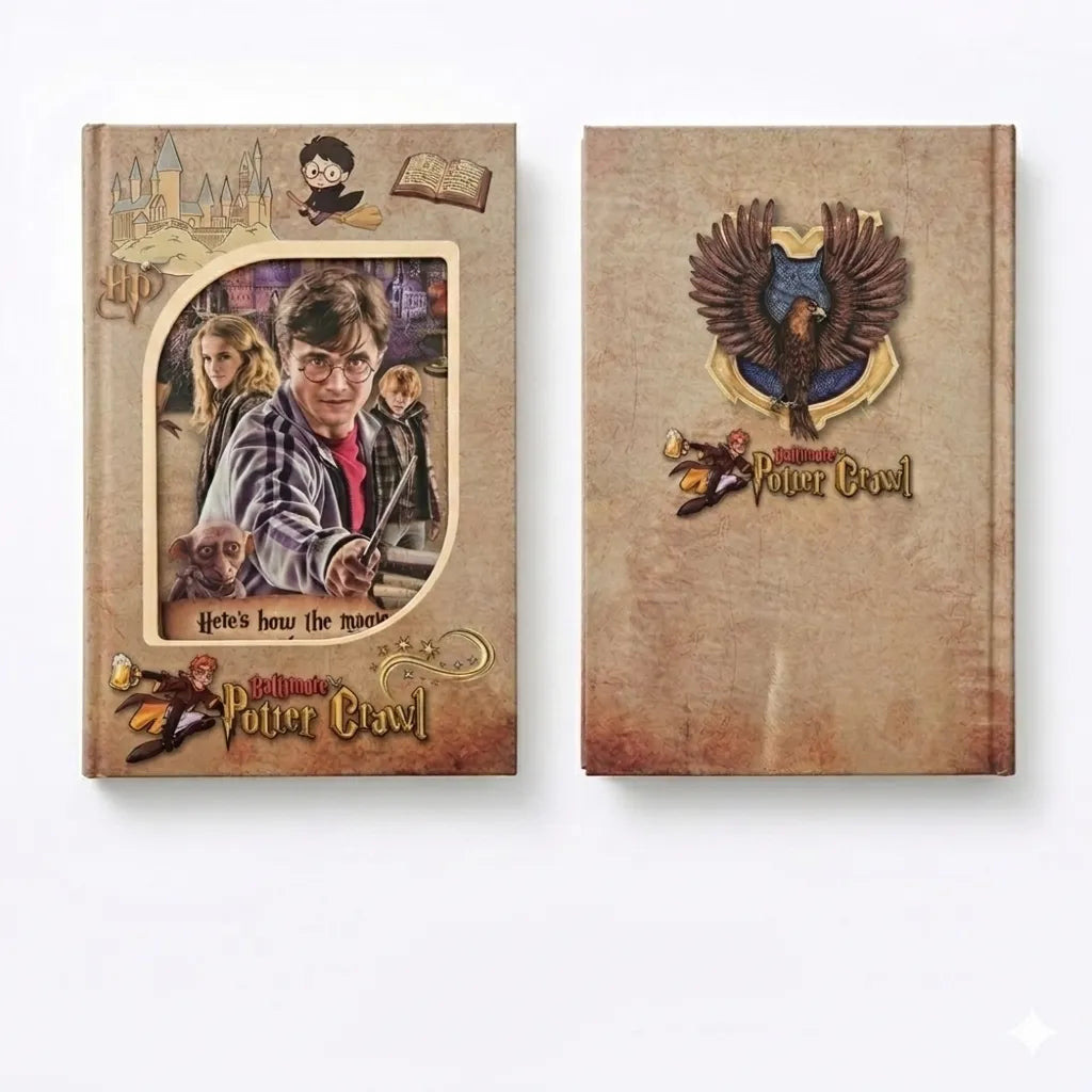 21083 Harry Potter A5 Dairy with Die-Cut Cover