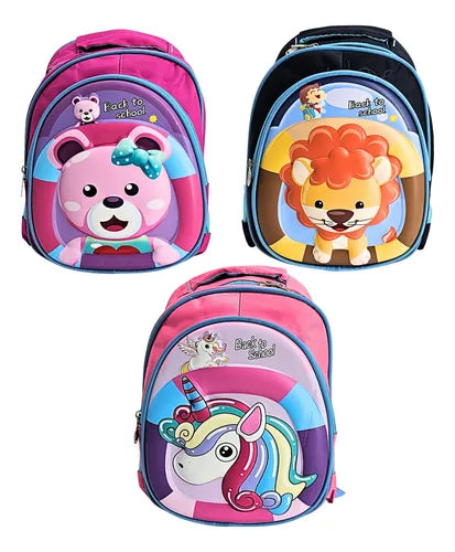 20106 Stylish Cute Multipurpose Nursery School Bag Backpack {Random Design}