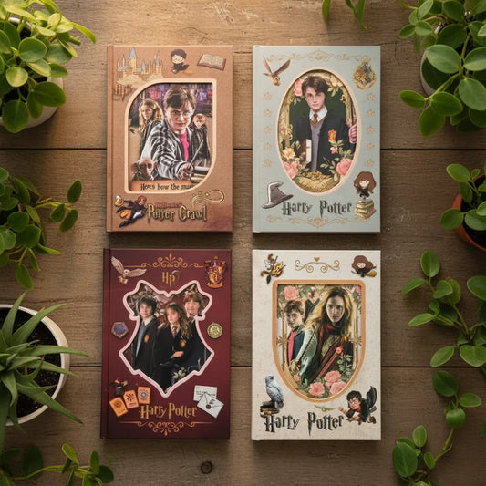 21083 Harry Potter A5 Dairy with Die-Cut Cover