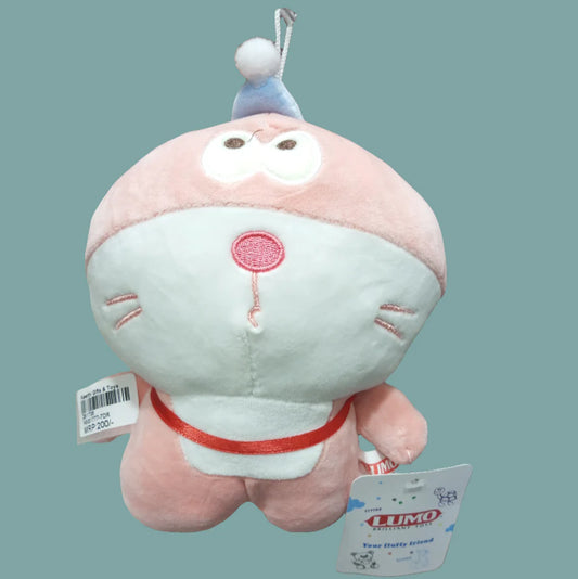 20337 Doraemon Mini Meow Hat Plush Toy (22 Cm) Multicolor