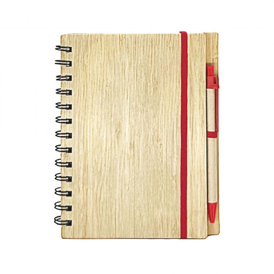 3291 THE SHOPPE Diary and Pen + Black Pen Free (15 Designs and Color Options) (Wooden, Multicolor)