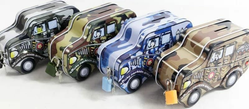4087 Piggy Bank for Kids – Set of 2 Money Saving Box for Kids, Return Gifts for Kid