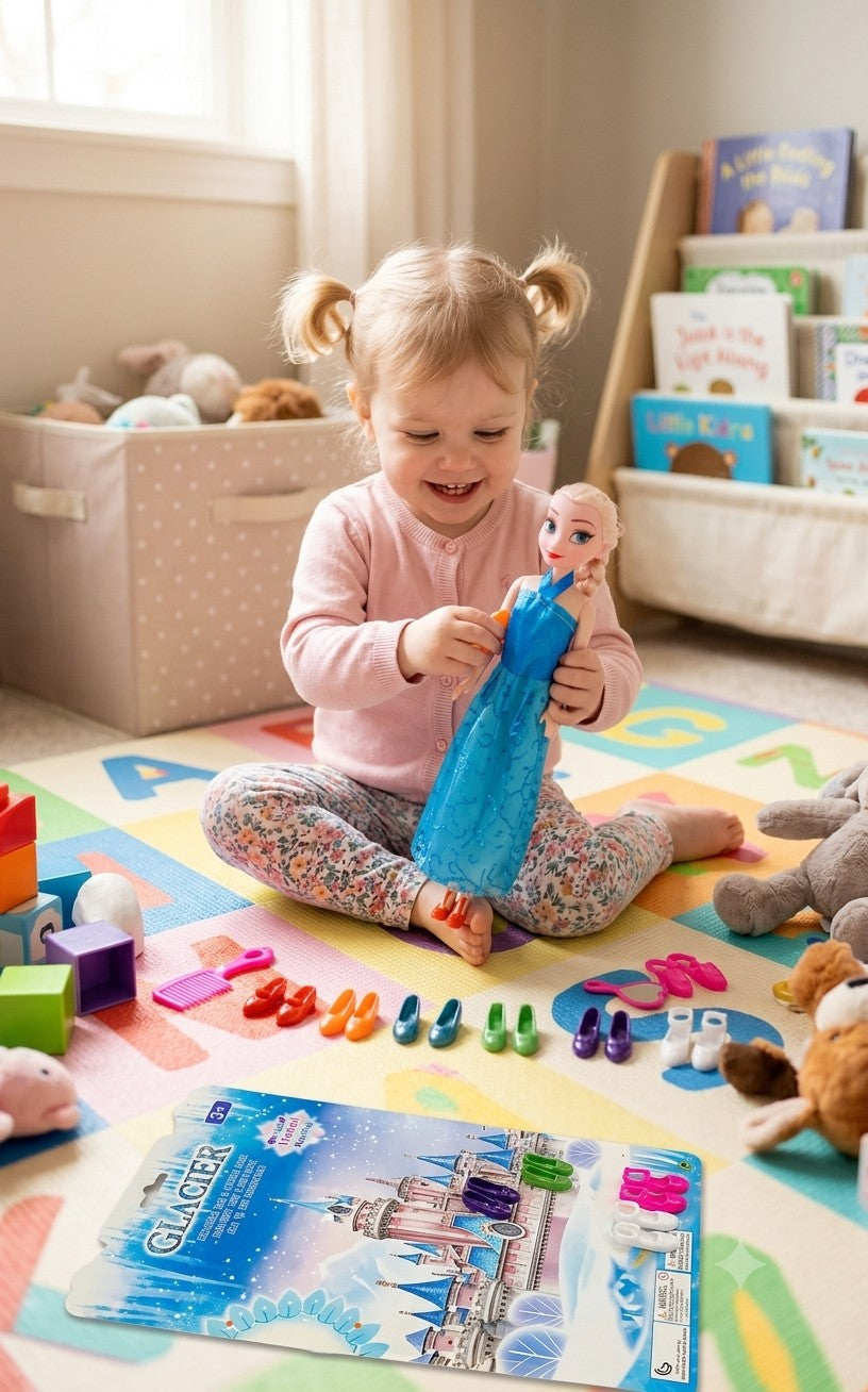 RT-510 AMZING Flick in Beautiful Frozen Fashion Doll for Baby/Girl Frozen Classic Fairy