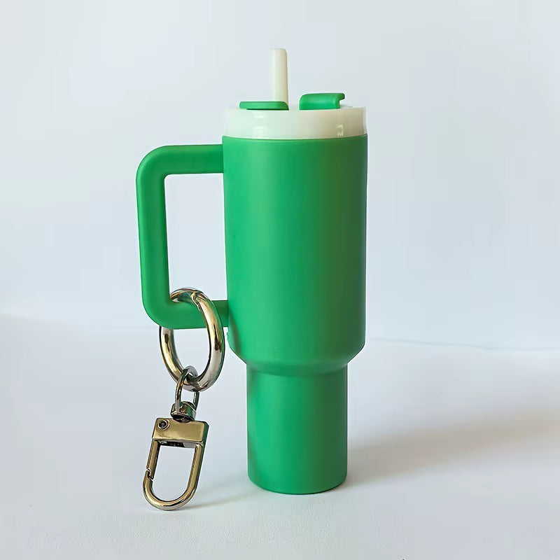 20180 Mini Tumbler Keychain for Stanley Cup, Cute Chapstick holder Charms for Women Girl Purse Handbag Backpack