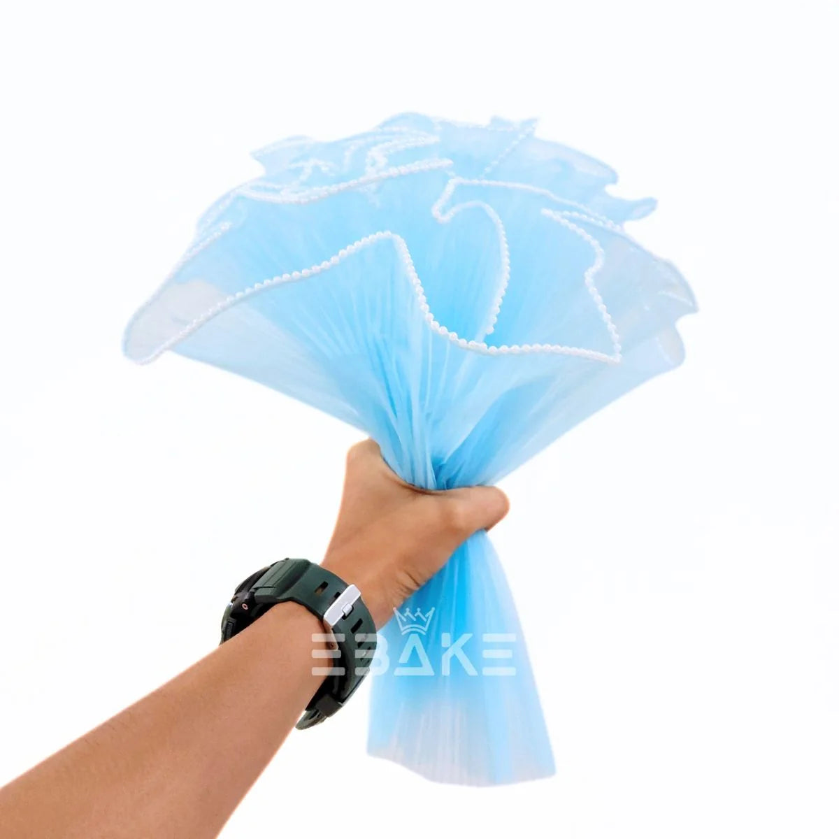 21211 Flower Wrapping Net Bouquet Floral Packaging Mesh Paper Wrinkled Wavy Net Yarn Valentine's Day Flower Shop Supplies Wedding Birthday Decoration