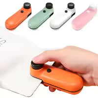 MJP-288 Portable Mini Sealing Machine, Handheld Packet Sealer for Food {Random color}