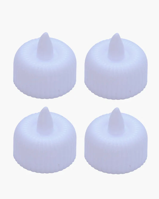 21032 (24 PCS) LED Tealight Candles – Warm White Flickering Flameless Lights for Home Décor, Diwali, Weddings & Parties, Battery Operated