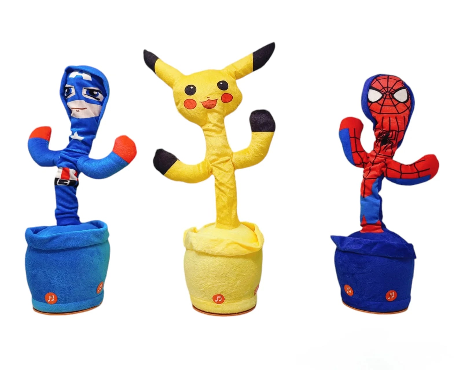 020052 New Dancing and Singing Spider Mans electric plush toy Singing Talking Christmas Dancing Pikachu Toy