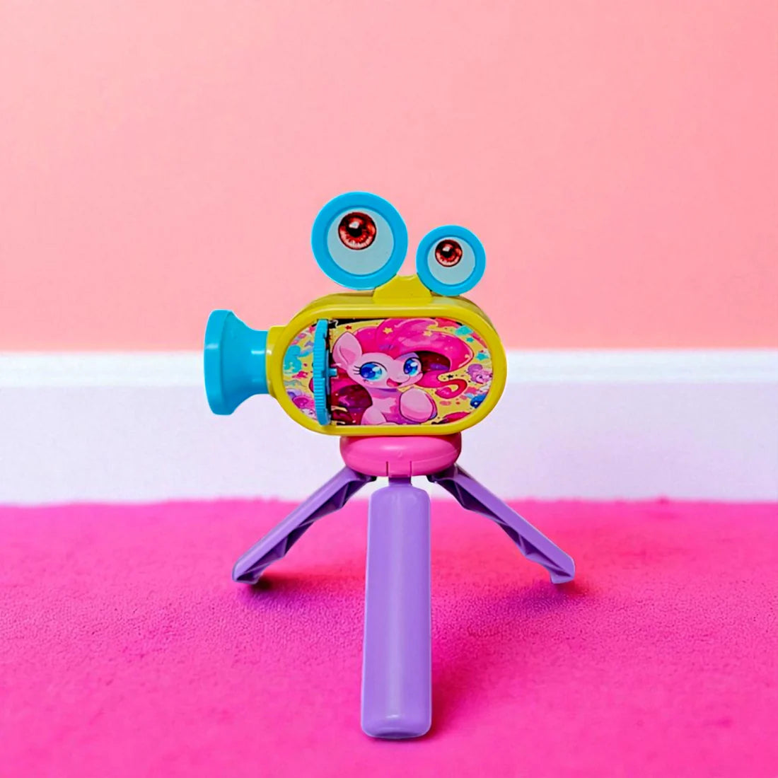 10702 Mini Projector Toy Slide Flashlight Projector Torch for Kids {Random Color}