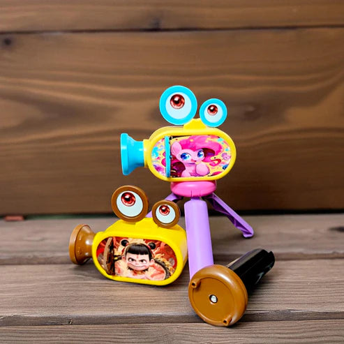 10702 Mini Projector Toy Slide Flashlight Projector Torch for Kids {Random Color}