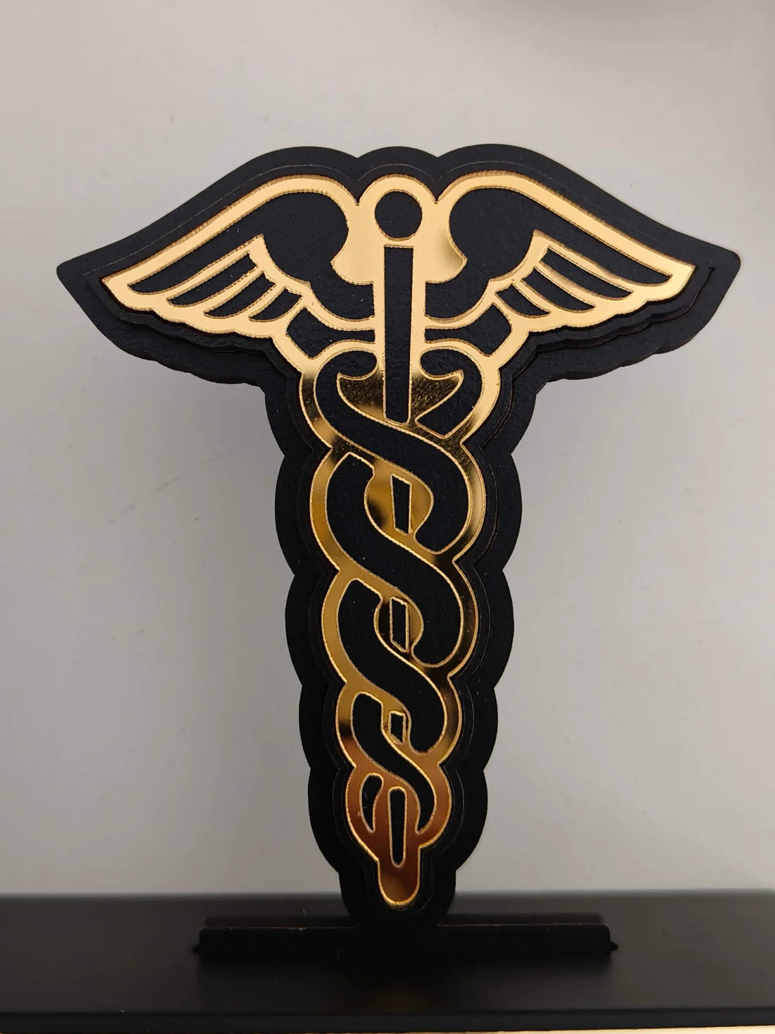 21045 Doctor's Pen Stand with Logo & Clock Custom Doctor's Desk Organizer with Clock & Pen Holder Premium Gift for Doctors & Healthcare Professionals