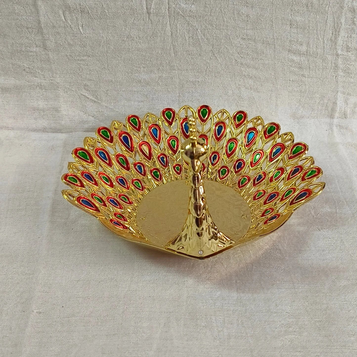 10125 Decorative Peacock Size=9 Cm