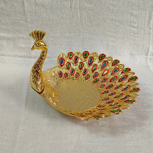 10125 Decorative Peacock Size=9 Cm