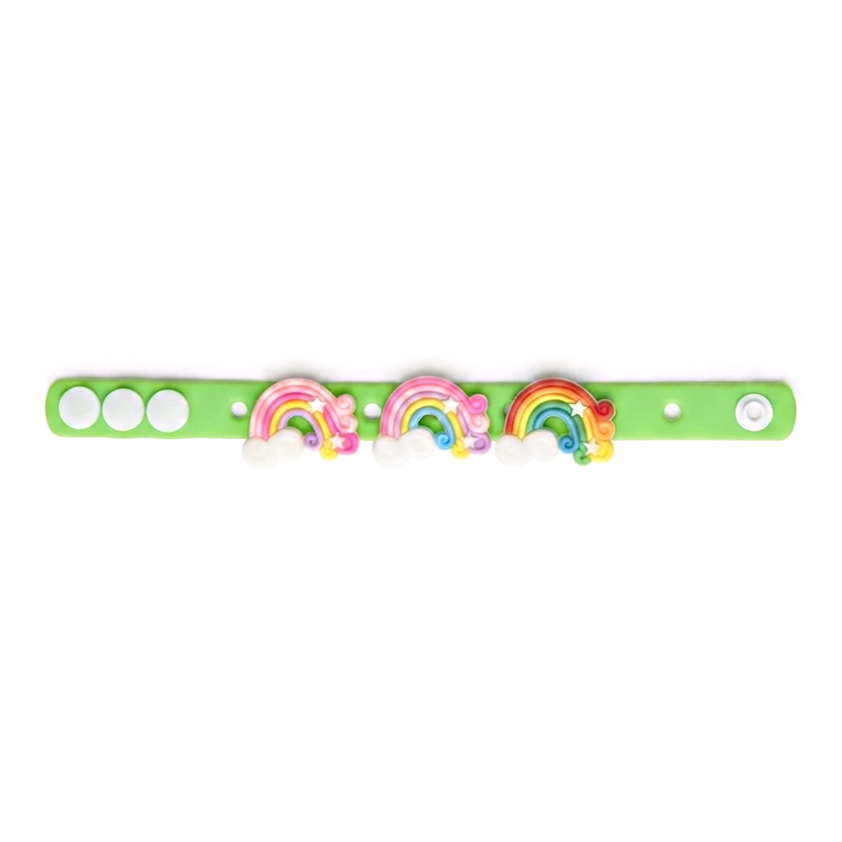 20819 Superhero Silicone Bracelet for Kids | Adjustable Cartoon Wristband | Soft Rubber Band {Random Design}