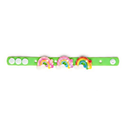 20819 Superhero Silicone Bracelet for Kids | Adjustable Cartoon Wristband | Soft Rubber Band {Random Design}