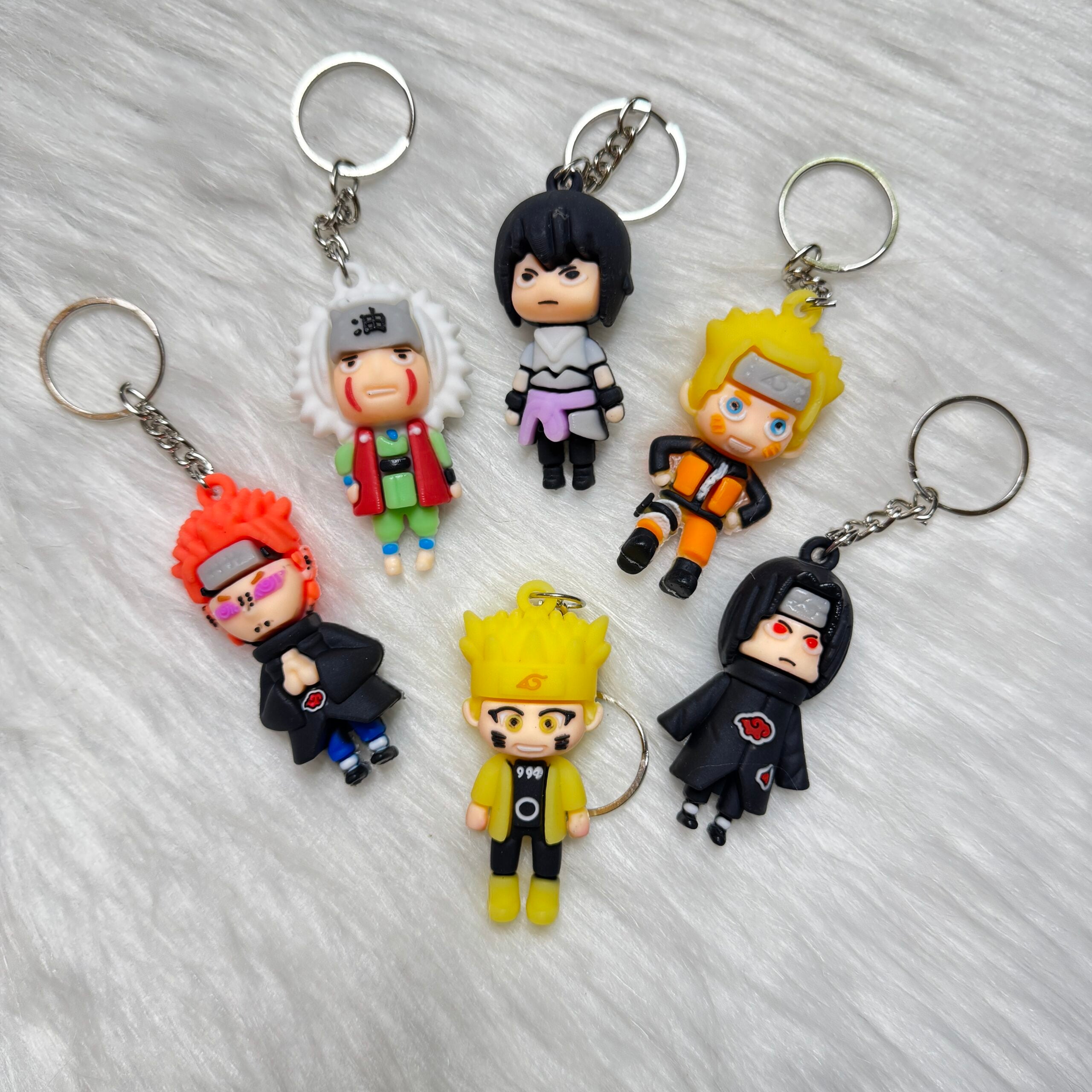 20397 {Pack of 12} Naruto Anime Keychain for Kids