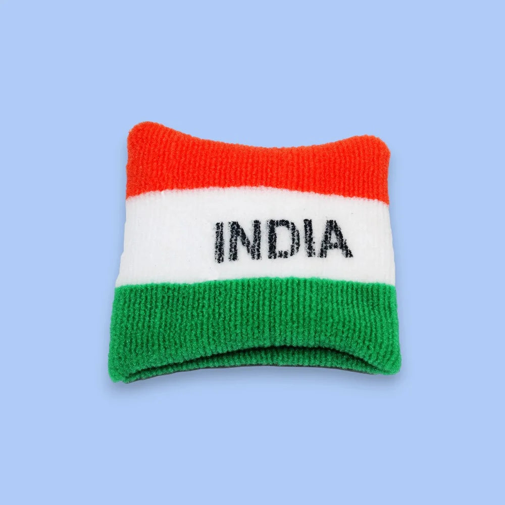 10227 Independence Day and Republic Day Indian Tricolor Hand Bands (Pack of 12 Pcs)