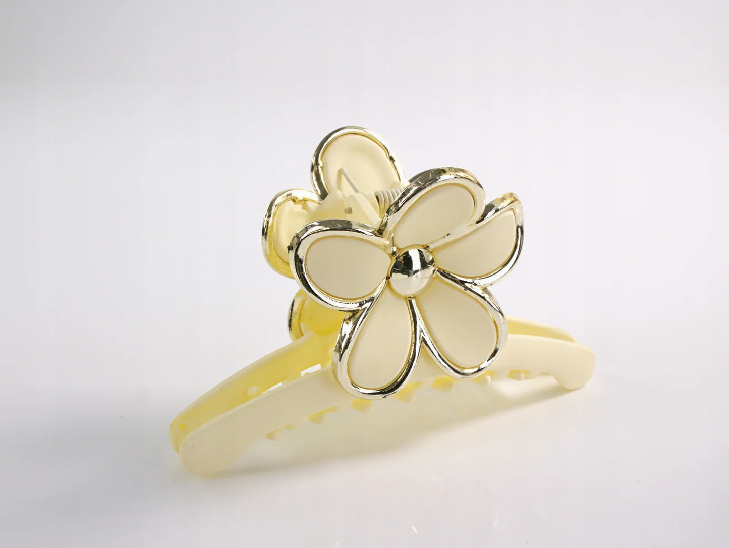 11266 Flower Hair Claw Clips – Matte Finish Multicolor Floral Clutchers for Girls & Women