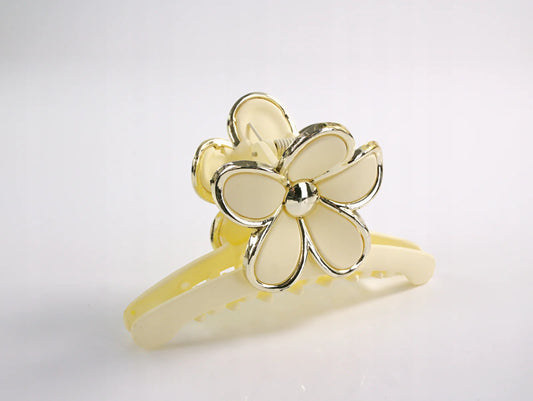 11266 Flower Hair Claw Clips – Matte Finish Multicolor Floral Clutchers for Girls & Women