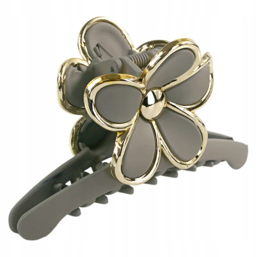 11266 Flower Hair Claw Clips – Matte Finish Multicolor Floral Clutchers for Girls & Women