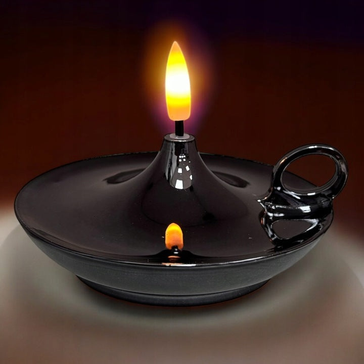 20308 Flameless Candle with Handle Flickering Long-Lasting Safe Light for Home and Festival Decor