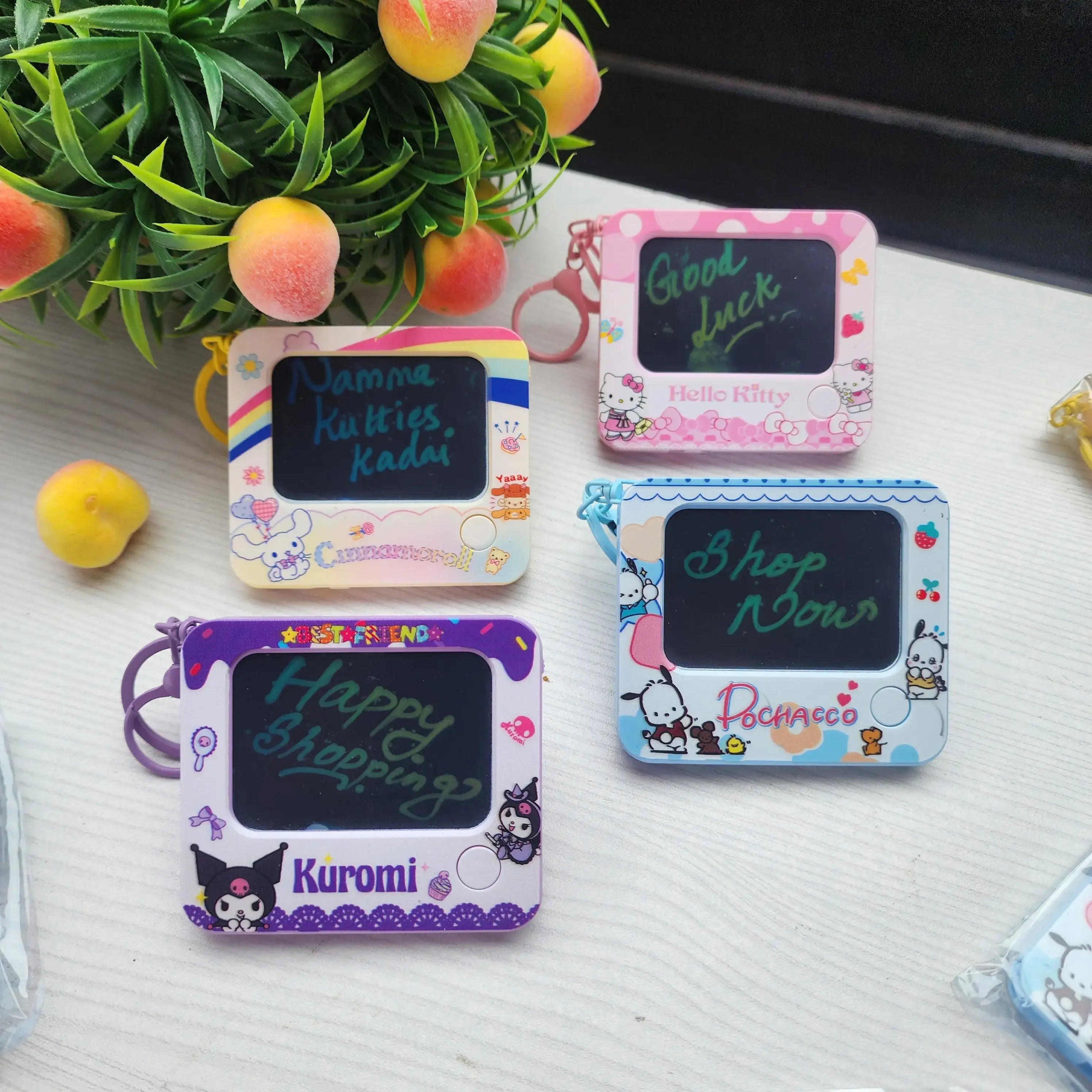 20367 Gifts- Drawing Board Keychain for Kids Reusable Writing Tablet with Pen {Multicolor}