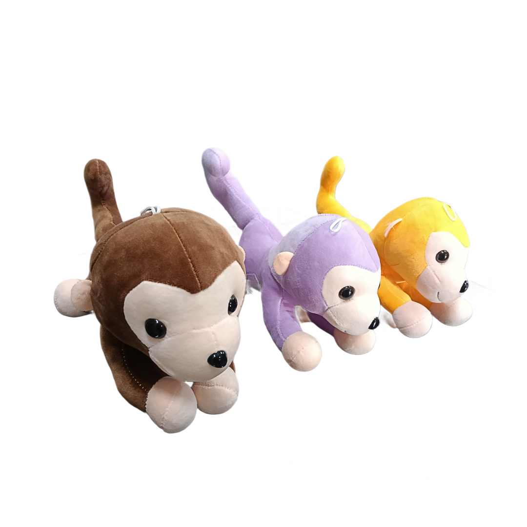 20340 Cute Monkey Soft Stuffed Plush Animal Toy for Kids Birthday Gifts 7D*32 Cm