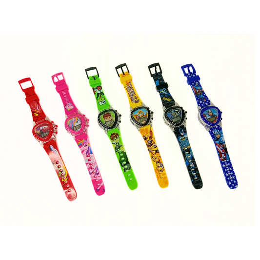 20347 Magical Glow Delight: Cartoon Character Kids' Watch