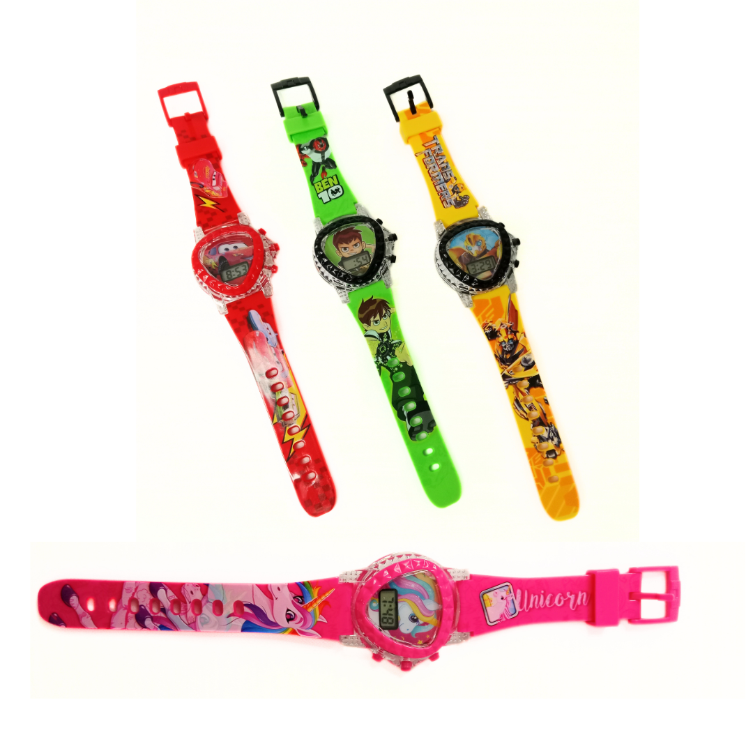 20347 Magical Glow Delight: Cartoon Character Kids' Watch