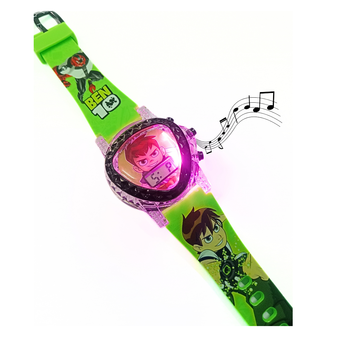 20347 Magical Glow Delight: Cartoon Character Kids' Watch