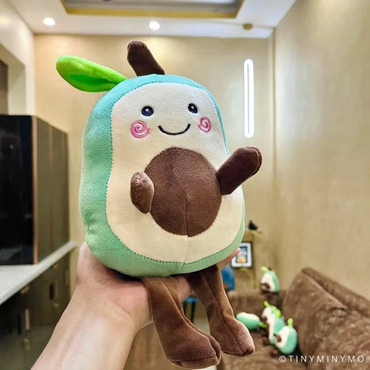 20070 Cartoon Avocado Doll Lovely Fruit Doll Plush Toy for Kids New Year Gift
