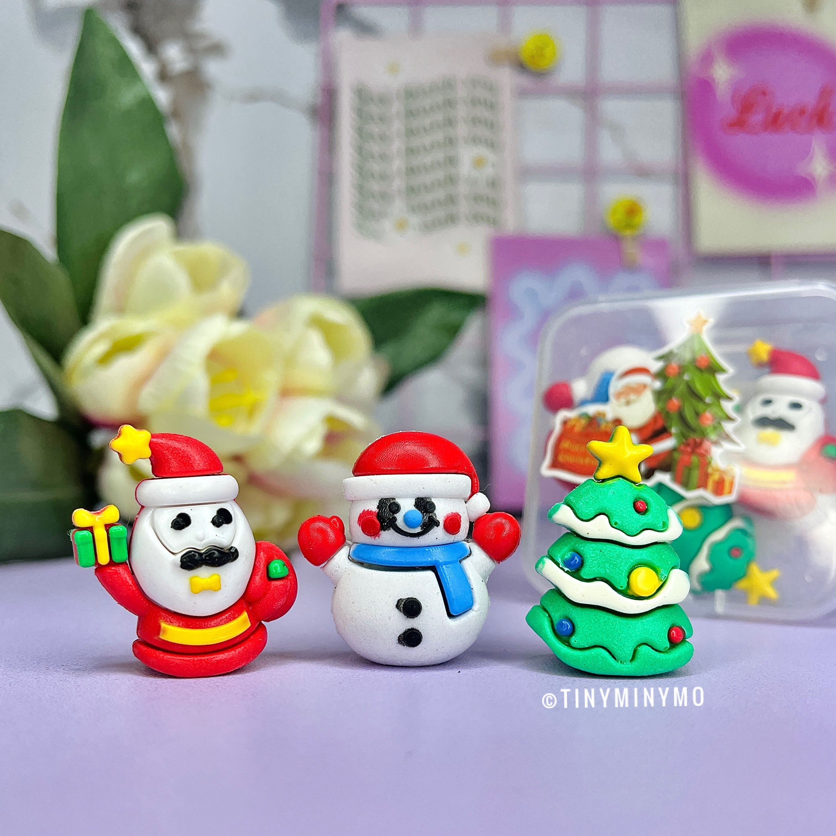 3500 Mini Christmas Eraser {1 Box 3 Pcs }